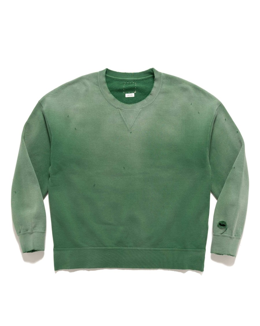 Best Jumbo Sb Sweat L/S Crash Green Sweaters