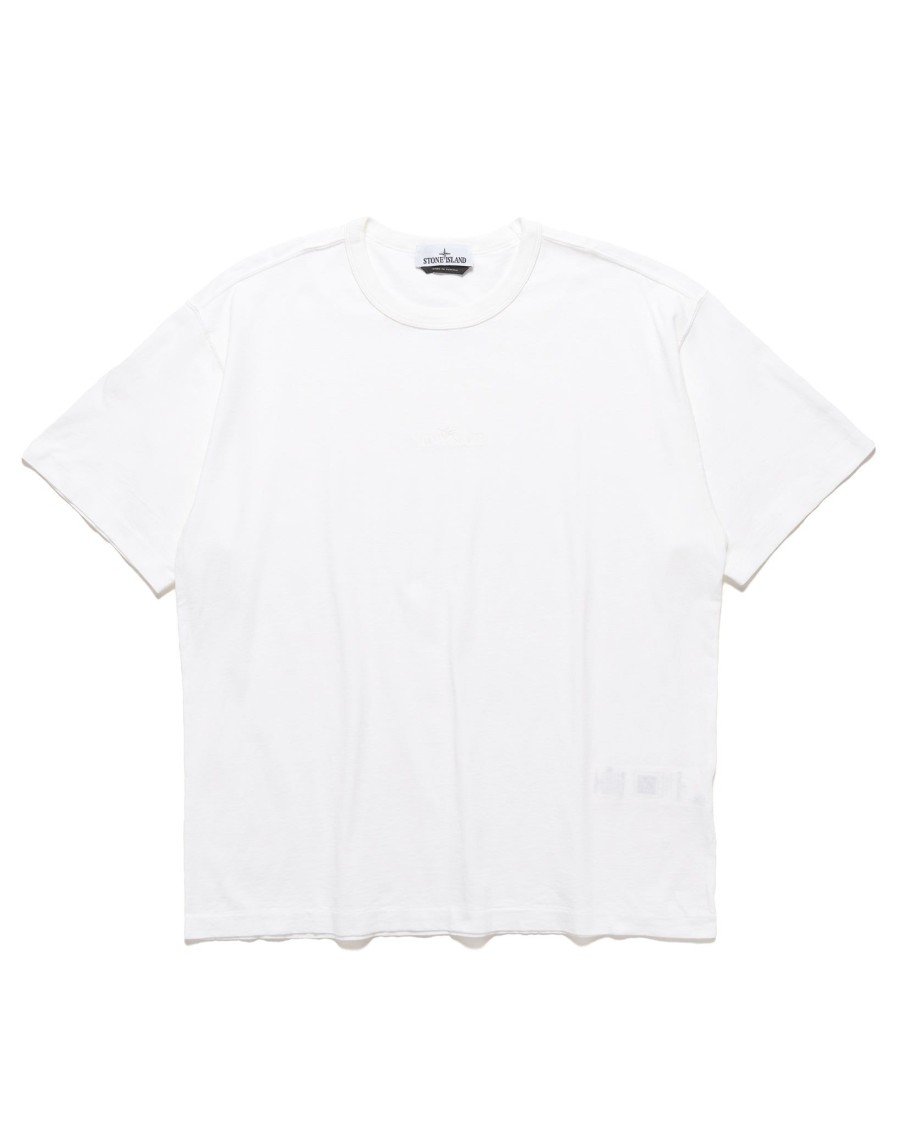 Hot Fissato' Treatment Short Sleeve T-Shirt White T-Shirts