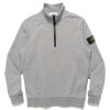 Online Half-Zipper Sweatshirt Melange Grey Sweaters