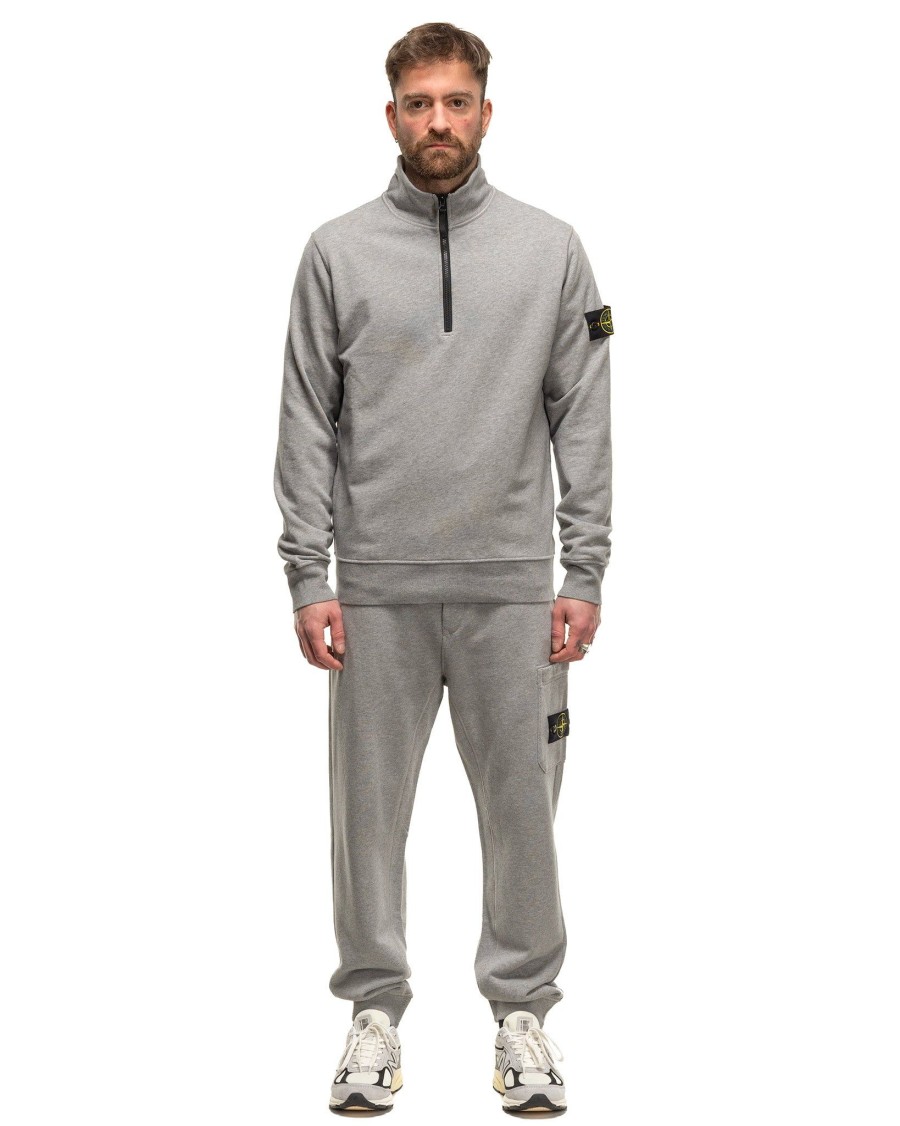 Online Half-Zipper Sweatshirt Melange Grey Sweaters