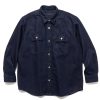 Hot Oversized Shirt Jacket Indigo Outerwear