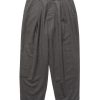 Online Wp Pant Tropical Wool Charcoal Bottoms