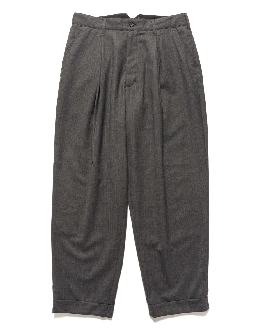 Online Wp Pant Tropical Wool Charcoal Bottoms