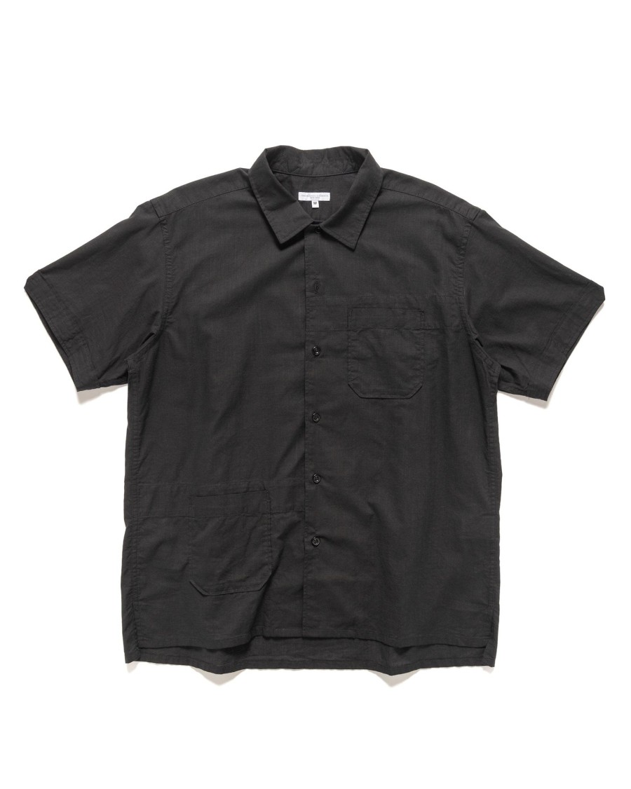 Online Camp Shirt Cotton Handkerchief Black Shirts