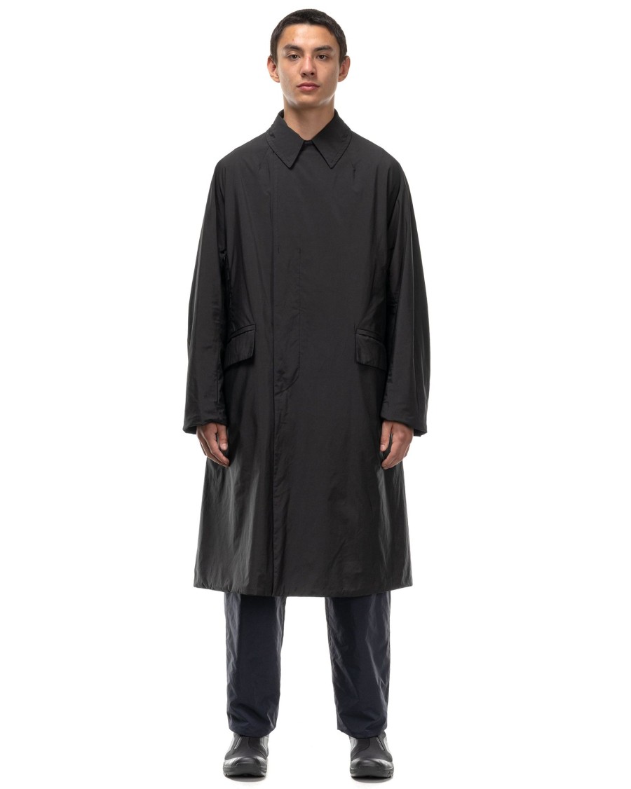 Online Dual Point Device Coat Black Outerwear