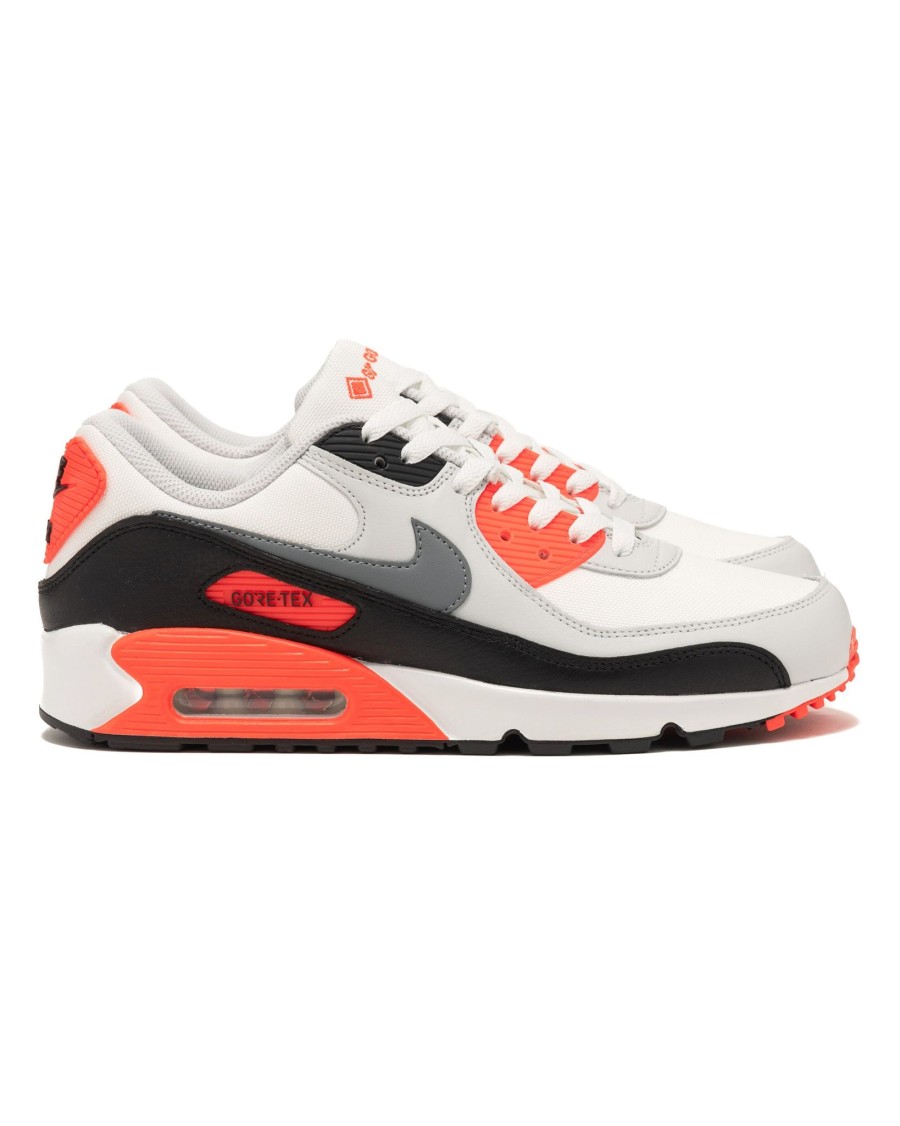 Wholesale Air Max 90 Gore-Tex Summit White/Crimson Footwear