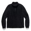 Hot Ascent Zip Neck-Polartec® Alpha® Direct Poly Fleece Black Sweaters