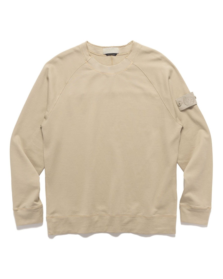 New Ghost Piece Crewneck Sweatshirt Beige Sweaters