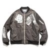 Clearance The Signal Flight Jacket Grey Outerwear