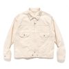 Online Trucker Jacket Chino Twill Natural Outerwear