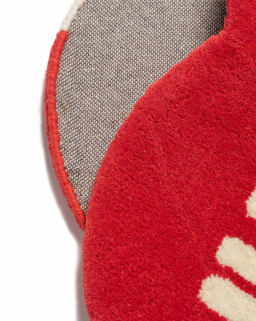 Clearance Heart Rug Medium Red Accessories