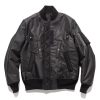 Hot Nylon Twill Blouson Black Outerwear