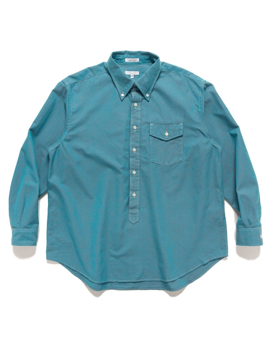 Wholesale Ivy Bd Shirt Cotton Iridescent Jade Shirts