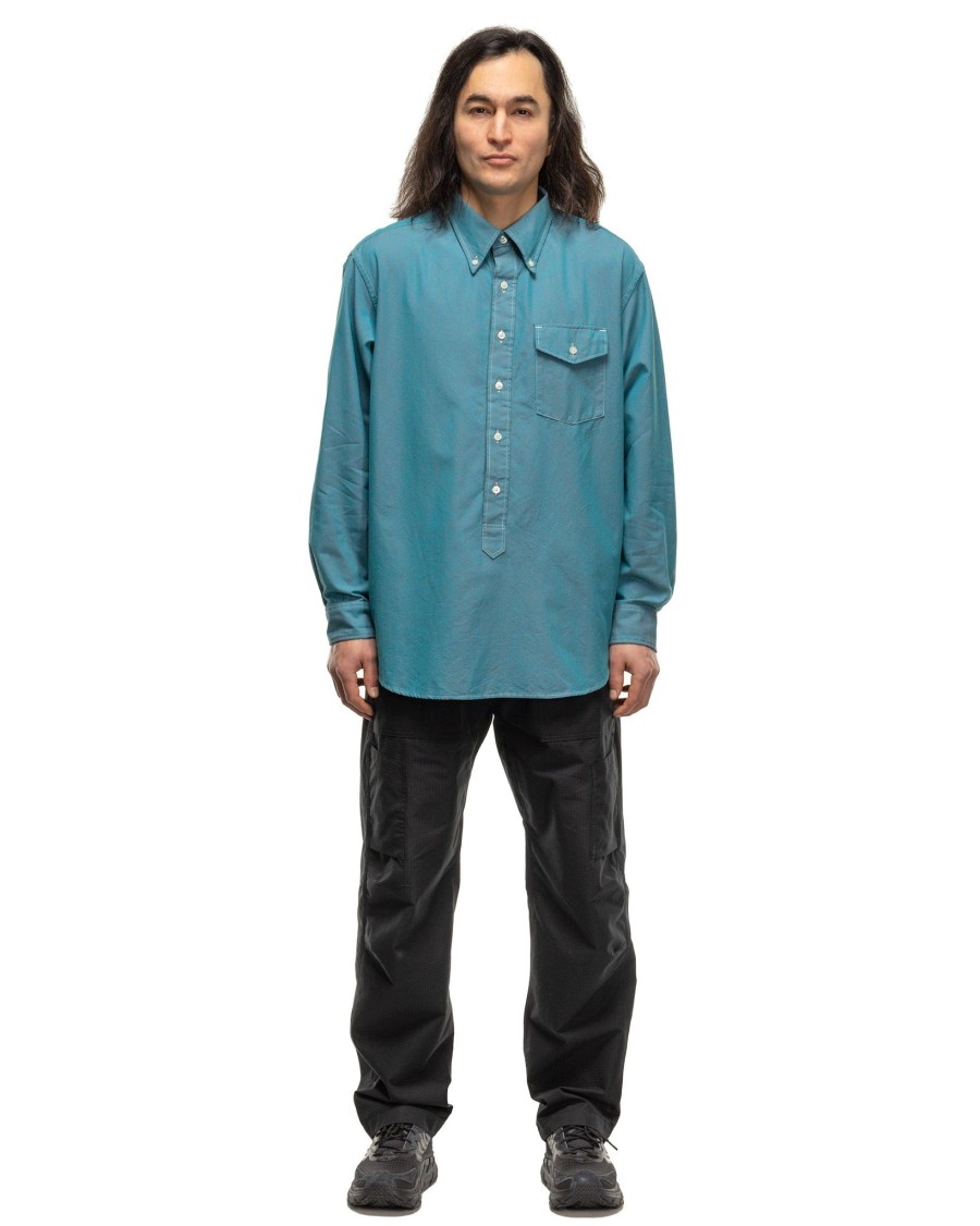 Wholesale Ivy Bd Shirt Cotton Iridescent Jade Shirts