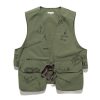 New Fowl Vest Graffiti Print Ripstop Olive Outerwear