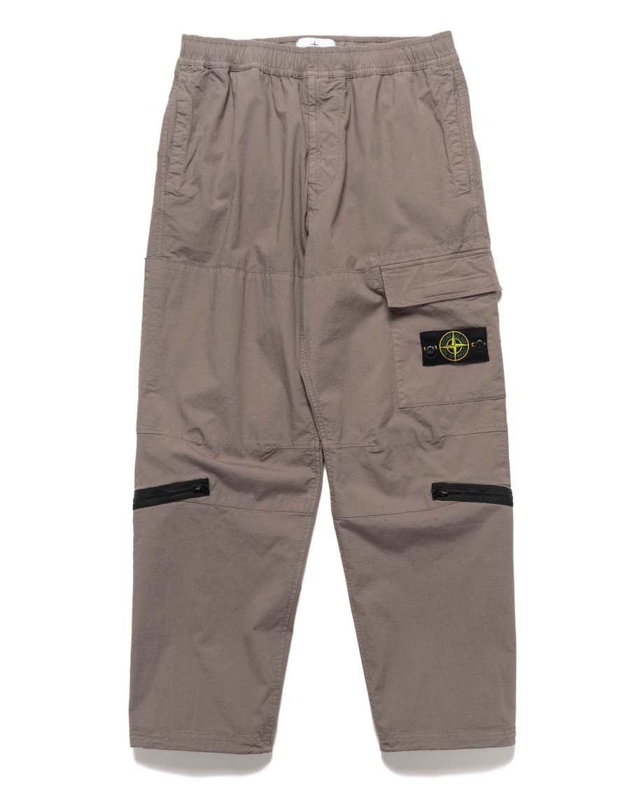 Wholesale Loose Fit Cargo Pants Dove Grey Bottoms