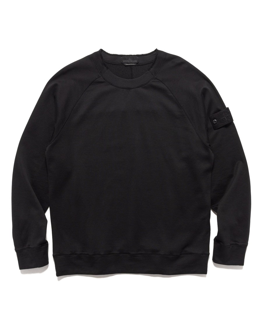 Best Ghost Piece Crewneck Sweatshirt Black Sweaters