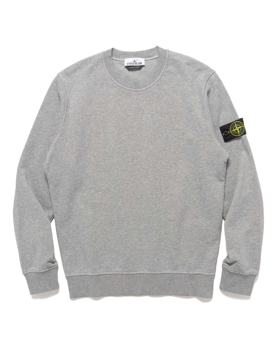 New Crewneck Sweatshirt #02 Melange Grey Sweaters