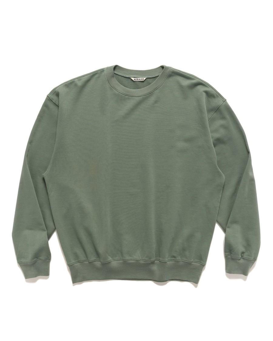 Clearance Super High Gauze Sweat P/O Dusty Green Sweaters