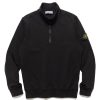 Clearance Half-Zipper Sweatshirt Black Sweaters