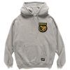 New Patched Sweatparka Ls Grey Sweaters