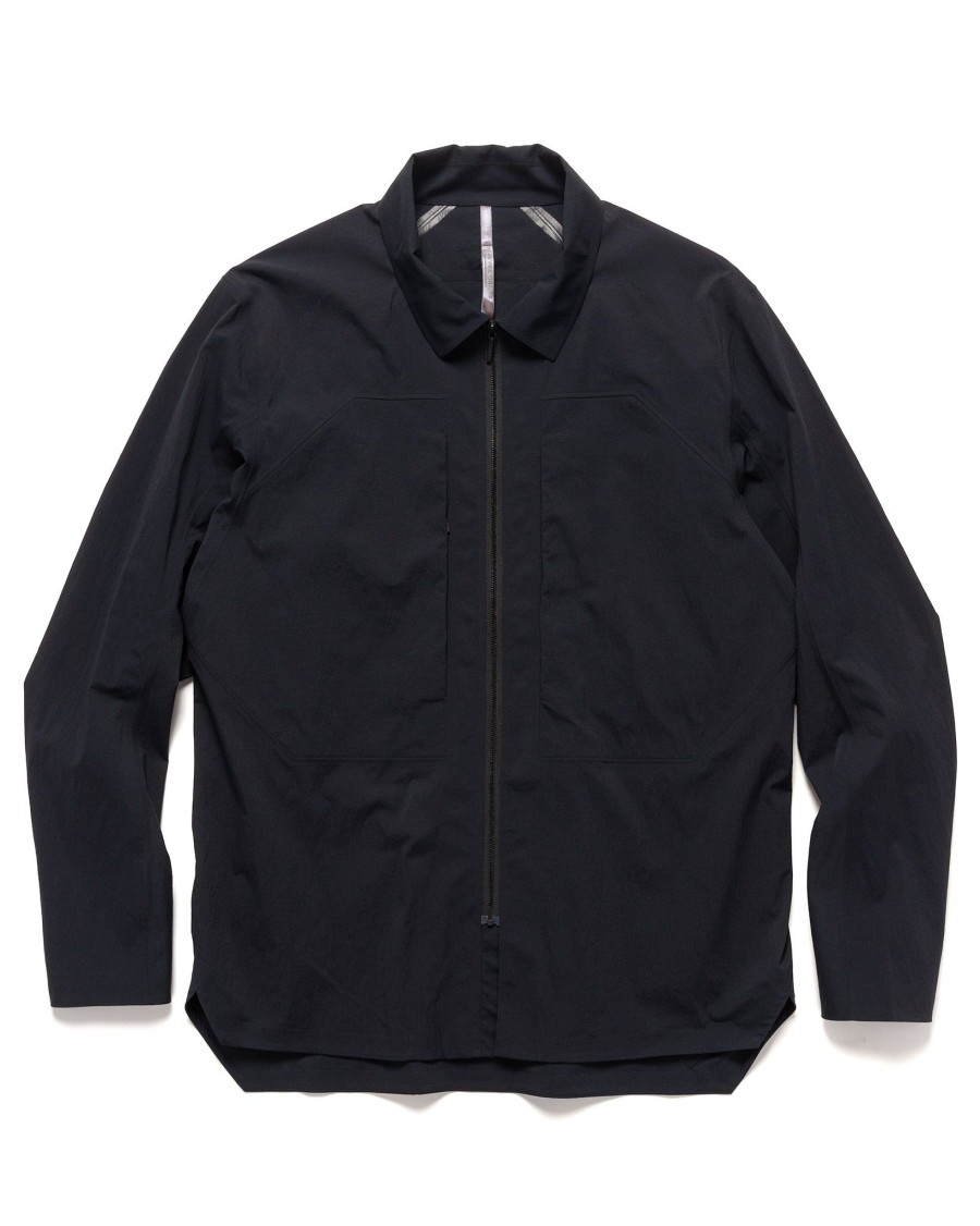 New Component Lt Shirt Jacket Black Outerwear