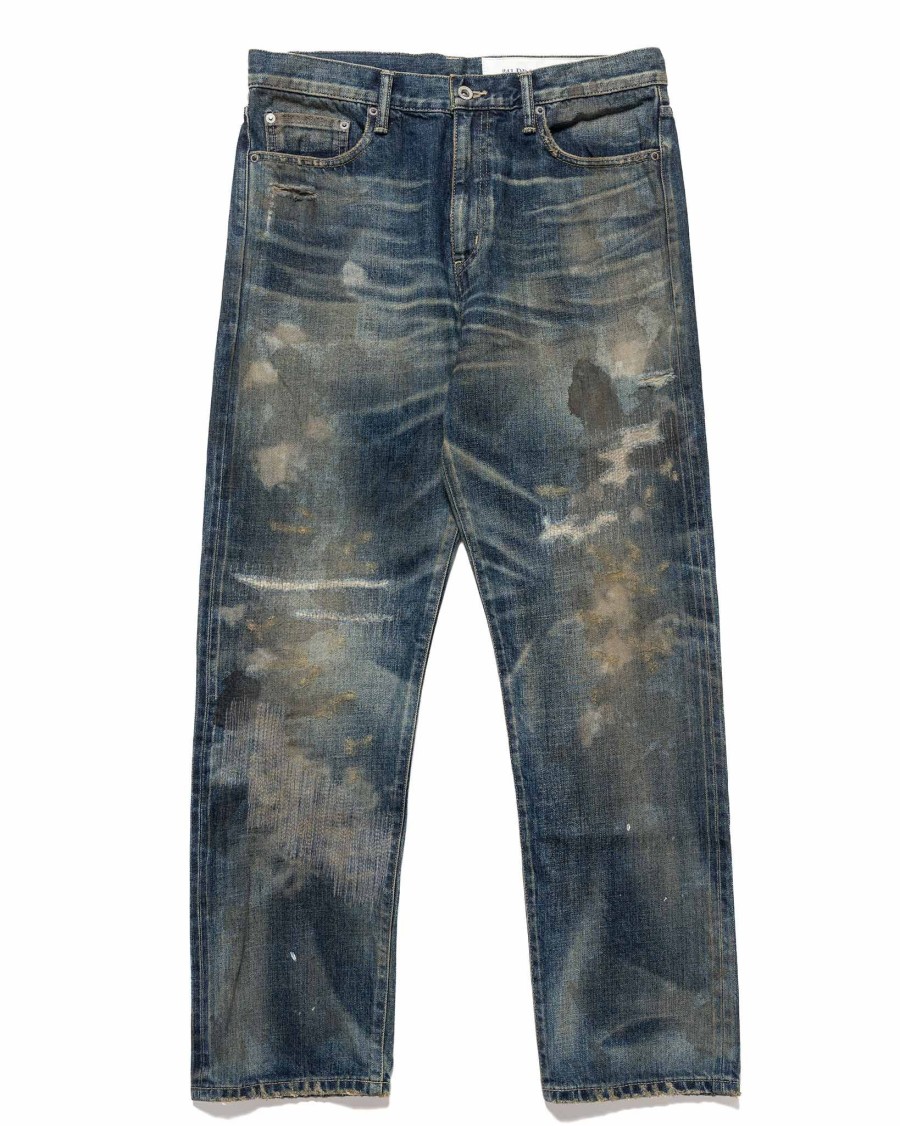 Clearance Savage Denim Dp Mid Pants Indigo Bottoms