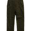 New Rig Pants-Duca Visconti Emerized Cotton Twill Olive Bottoms