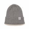 New Cotton Rib Beanie Grey Accessories