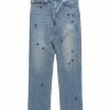 Best Up1D4503 Pants Light Blue Indigo Bottoms