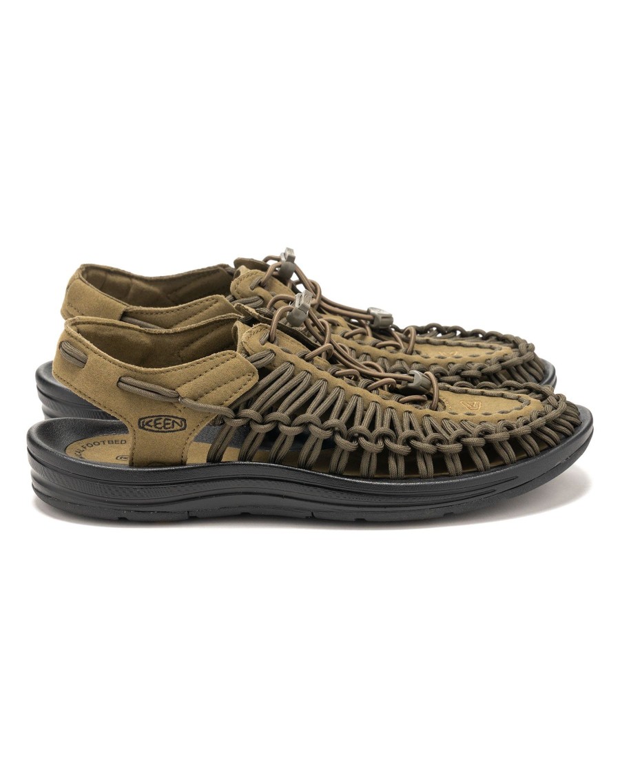 Best Uneek Cord Sandals Dark Olive/Black Footwear