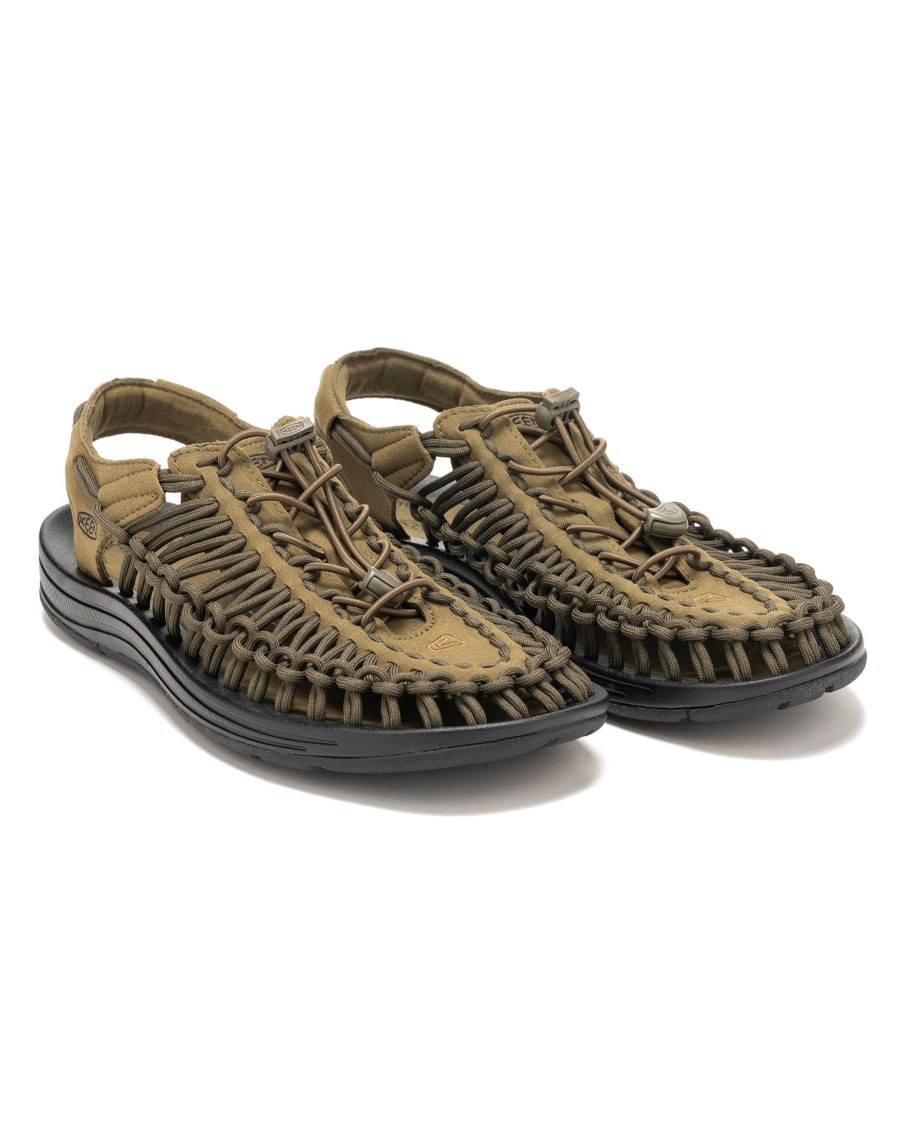 Best Uneek Cord Sandals Dark Olive/Black Footwear