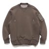 Hot Sponge Sweat X Nylon Twill Pullover Taupe Sweaters