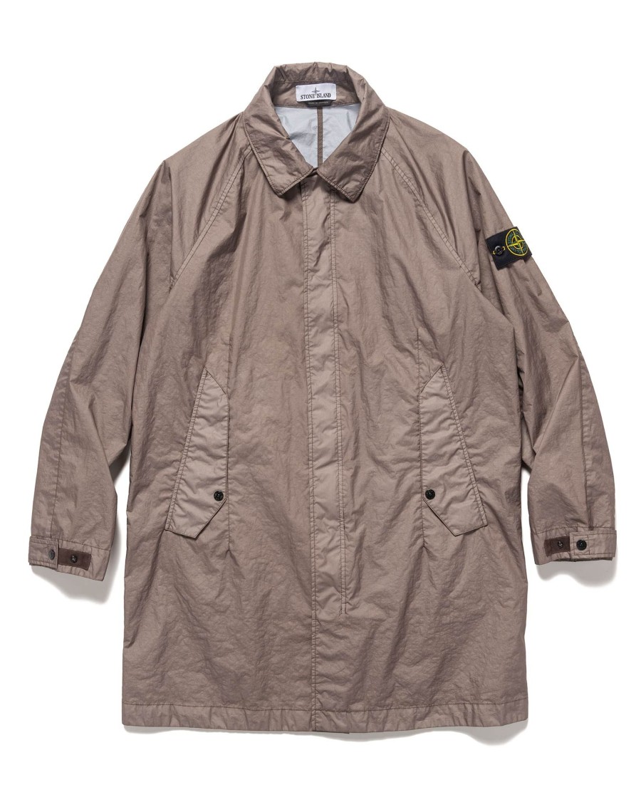 Online Membrane 3L Tc Trench Coat Dove Grey Outerwear