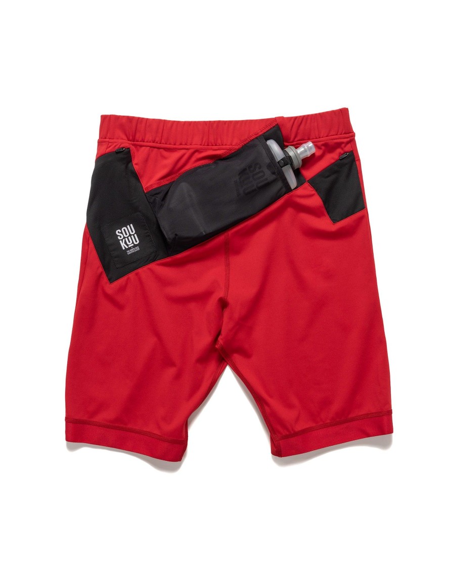 Hot X Undercover Soukuu Trail Run Utility Short Tight Chili Pepper Red Bottoms