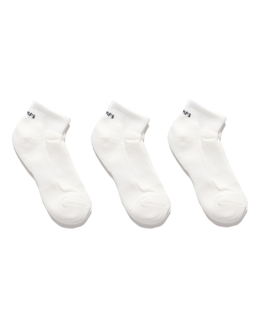 Clearance Skivvies 3 Piece Ankle Sox White Accessories