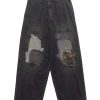 Best Katsuragi Port Baggy Pants (Champetre Remake) Black Bottoms