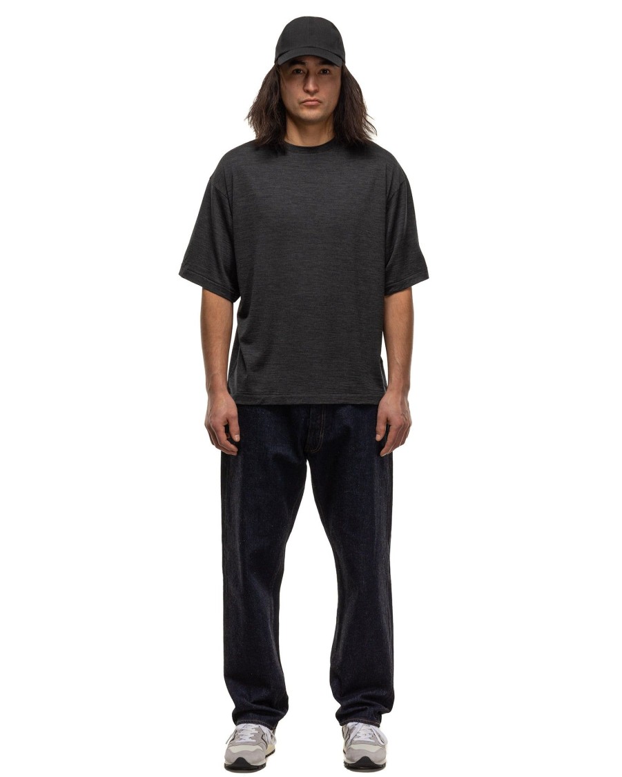 Online Super Soft Merino Tenjiku Halfsleeve Tee Charcoal T-Shirts