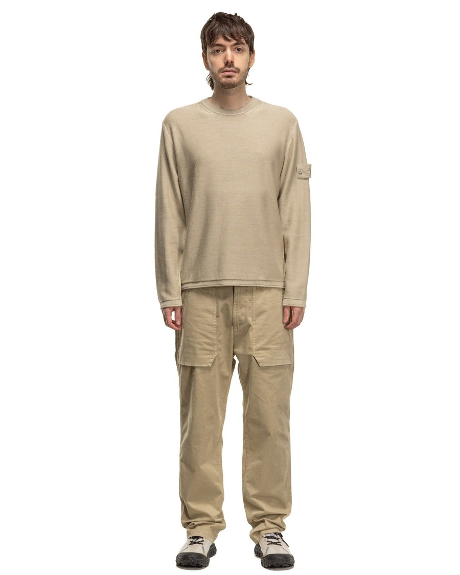 Clearance Ghost Piece Crewneck Knit Beige Knits