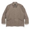 Hot Nylon Coach Jacket Taupe Gray Outerwear