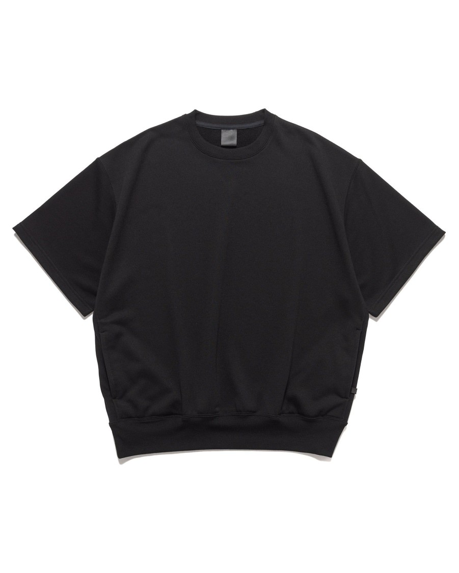 New Tech Sweat Crew S/S Black T-Shirts