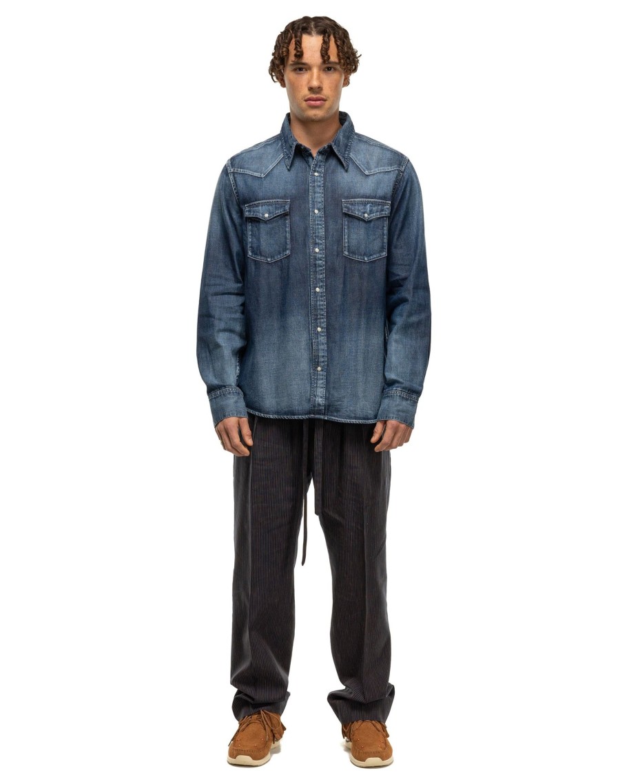 Online Social Sculpture Shirt Dmgd Indigo Shirts