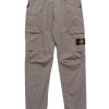 Clearance Supima® Cotton Twill Stretch-Tc Regular Fit Cargo Pants Dove Grey Bottoms