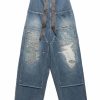 Best 14Oz Denim W-Knee Easy Baggy Pants (Dixie Lumber Remake) Pro Bottoms